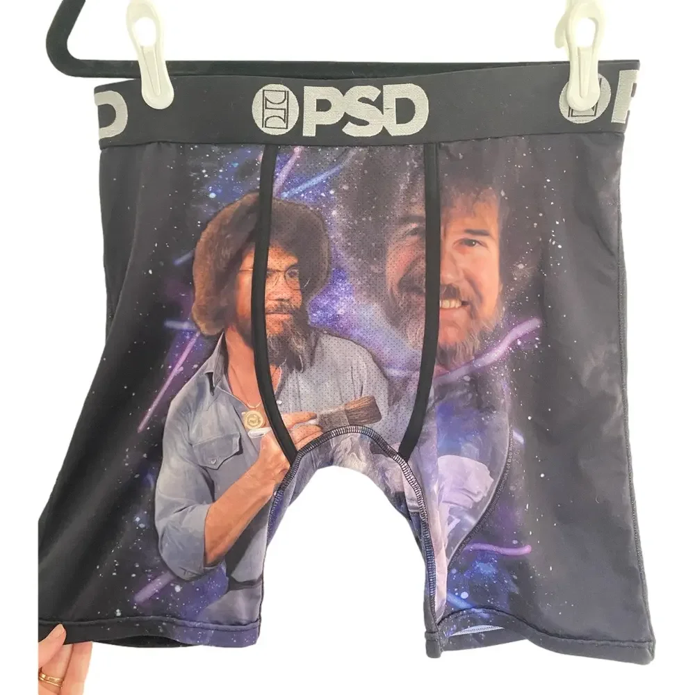 PSD Laser Bob Ross Boxer Briefs with Contoured Sealed Pouch Men’s Size L